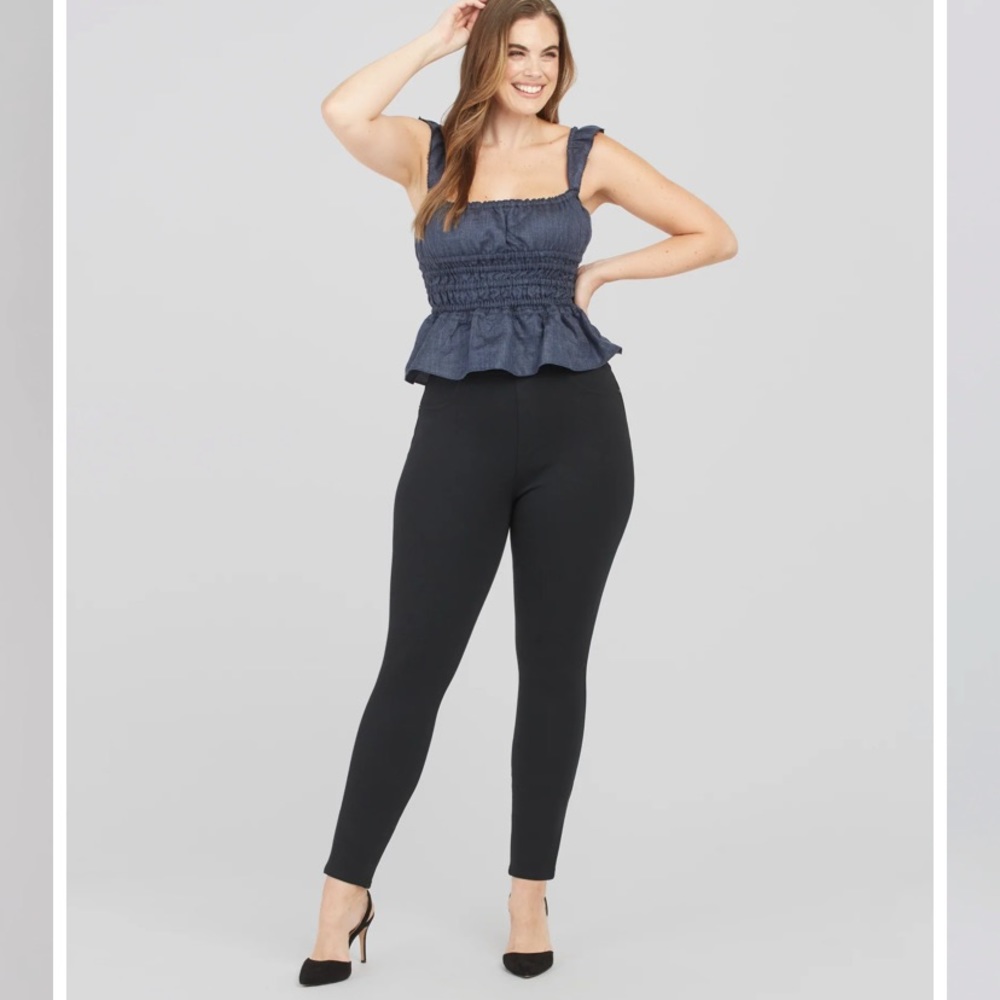 NEW SPANX the Perfect Pant Black Ankle Leggings